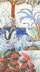 Pierre Frey Paris Fabric 3 1/8 Yard Le Jardin du Palais Cotton Luxury Designer