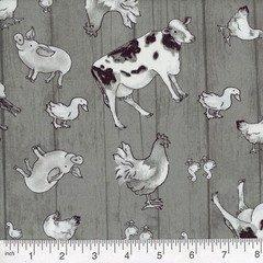 Farm Animals on Barnboard #C4-1-11 BTY