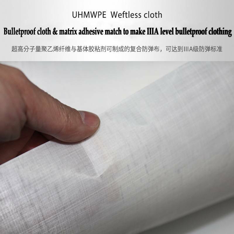 UHMWPE fabric Bullet explosion proof antistab cloth for make Body armor armet
