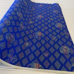 SILK BLUE FABRIC 10 Yards x 23 Inches Wide or 360 Inches x 23 Wide