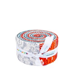 Expressions Batiks 2.5″ Strip Roll in Decorator Style Americana by Riley Blake