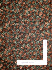 Pine Cone Tree Branch Fabric 24″ Length 44″ Wide Christmas Holiday Cotton VIP