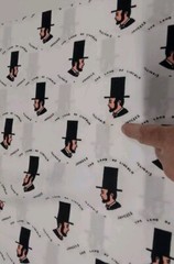 Abraham Lincoln Fabric Illinois Jaycees Printed Polyester DISCO Fabric 2 yards