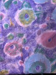 Multicolor of Lavender Floral Print Fabric Sold by the Yard 44″ wide
