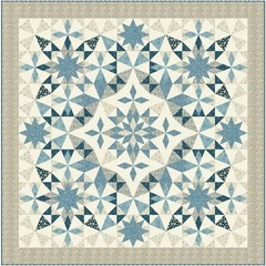 Andover – Cocoa Blue – Thistle – Powder Blue, Fabric by the Yard