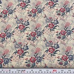 Colonnade by RJR Fabrics Florals Hearts Beige Cotton Fabric by the HALF YARD