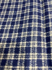 2 Pieces Of 90sCountry Classics Fabric :Red Plaid (37”x31”) & Blue Plaid(44”x 82