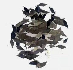 200g Carbon Fiber Chopped Wire Forged Cut Short Fibre Diamond Shaped Flake