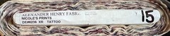 Alexander Henry Tattoo Fabric 100% Cotton DE #6236 Cream 2003 Print New on Bolt