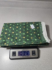 Green Gold MBT Polka Dot Fabric 3 Yards 108 X 44