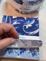 Nancy Gere cotton quilt fabric Jelly roll or charm pack Bluebell