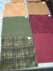 Precut Flannel Squares –LOT OF 324—9″ & 5 1/2″- Assorted Patterns & Colors