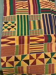 Kente Wax Print Fabric Cotton 6yds or 12yds