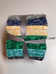 Blender Fabric Roll~20 Strip Cotton Jelly Roll~2.5″ x 42″~10 Designs 2 ea~Multi
