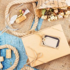 Burlap Fabric Roll 10 Yards Natural Jute Ribbon DIY Craft Home Decoration