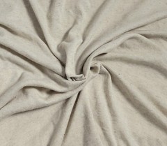 Natural Linen Cotton 1×1 Rib Knit Fabric By the Yard 160GSM 72″ 3/24