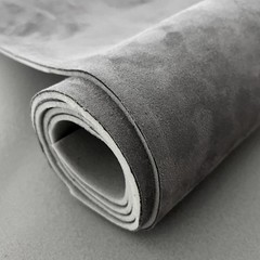78″x60″ Dark Grey Suede Headliner Fabric with Foam Backing Car DIY Replacement