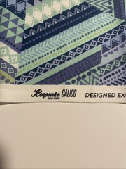 Geometric Shapes Keepsake Calico Cotton Fat Eight 9”x21” New