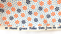 Aunt Grace Polka Dots Judie Rothermel for Marcus Brothers 1. 1/2″ x 44″ Fabric