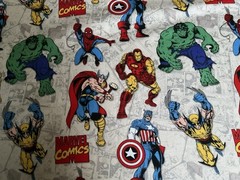 Super Hero Avengers Marvel Comics Fabric Mask Material 44”x36” 43