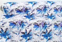 55” Wide By Yard Painting Viscose Fabric Shirt Dress Robe Material Rayon Cotton