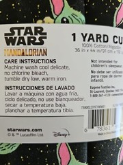 Star Wars The Mandalorian Precut Fabric 100% Cotton Fabric 1-Yard Precuts 36×44″