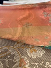 10 Floral silk fabric samples elegant designs High quality