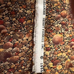 Alexander Henry Fabric Rivers Rock 1996 Half Yard Fall Autumn Cotton