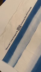 Schumacher x Miles Redd Watercolor Printed Fabric in Blue, 0.7 Yd Remnant New #2