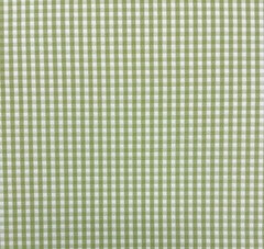 BALLARD DESIGN TILLIE GINGHAM KIWI InsideOut® MULTIPURPOSE FABRIC 2.3 YARD 56″W
