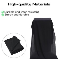 Black Speaker Grill Cloth Replacement for Home and Stage Audio Systems 67″x20