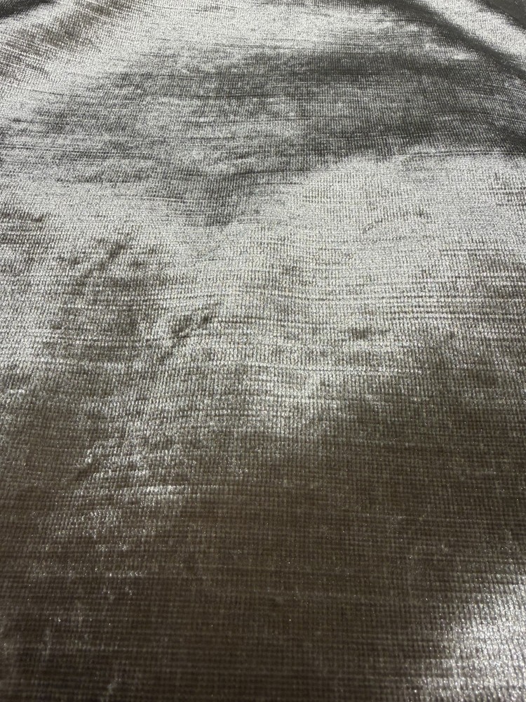 Designer Platinum Champagne Shimmer Velvet Heavy Upholstery Fabric 6.5 Yds
