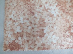 6 different color polish cotton lilac flower drapery craft fabric samples 11×12″