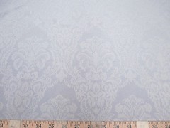 Discount Tablecloth Fabric 75 inches wide Jacquard Damask Floral Dove Gray DR48