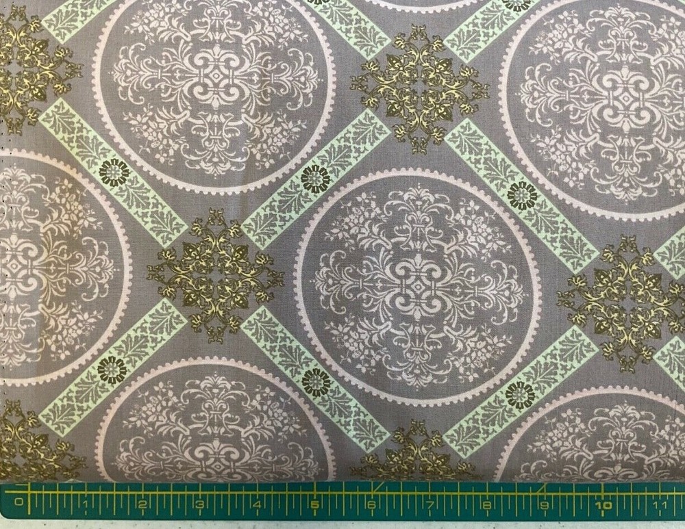 ART GALLERY FABRICS-DASHING ROSES #DR402 – DUSTY MEDALLIONS– BY THE YARD