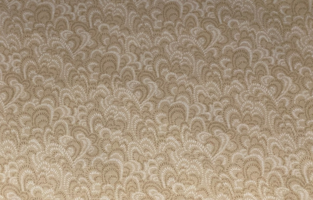 By 1/2 Yd “Fancy Free” Wheat Cream Tone on Tone Thimbleberries RJR Fabric BTHY