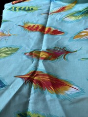 cotton fabric remnants lot 7 pieces