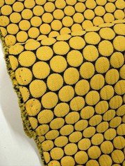 Designtex Loop To Loop, Lemon Drop, 7y12in, Upholstery w/ Functions, Bold Dots