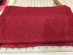 Burgundy Knit Fabric 61×75