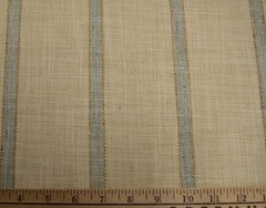Run Around Lagoon Cream Light Blue Stripe Woven PKaufmann Fabric