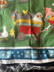 Wee Ones by Oasis Fabrics Baby Farm Animals Cotton Quilt Fabric Panel 25 “X 36”