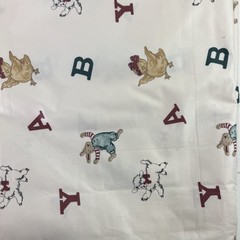 Adrienne Samuelson Fabric BABY themed with animals 2 1/4 yard 56 inch wide