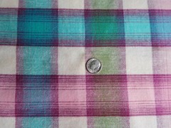 choice U Pick WOVEN PLAID cotton quilting FABRIC pieces 1 to 3 1/2 yards