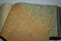 FABRIC SAMPLE BOOK Multicolor FOCUS Rustic Texture CO/PE 48pcs LOT e-z peel back
