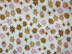 100% Knitted Cotton Jersey 260gsm- Digitally Printed Strawberry Floral Print