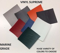 PREMIUM MARINE VINYL SUPREME FAUX LEATHER FABRIC OUTDOOR AUTO UPHOLSTERY BTY 54″