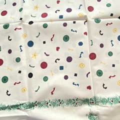BTY Raggedy Christmas Border Fabric Daisy Kingdom Cotton Print