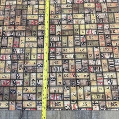 3+ Yard Lot Remnants Eclectic Elements Jim Holtz Coats Fabric Timepiece Measurmt