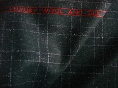 DORMEUIL 100% SUPER 130’s MERINO WOOL WORSTED SUITING FABRIC AQUAPLAN – 3.35 m