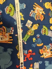 19 x 42 Sesame Street COTTON Sewing Fabric by Cranston